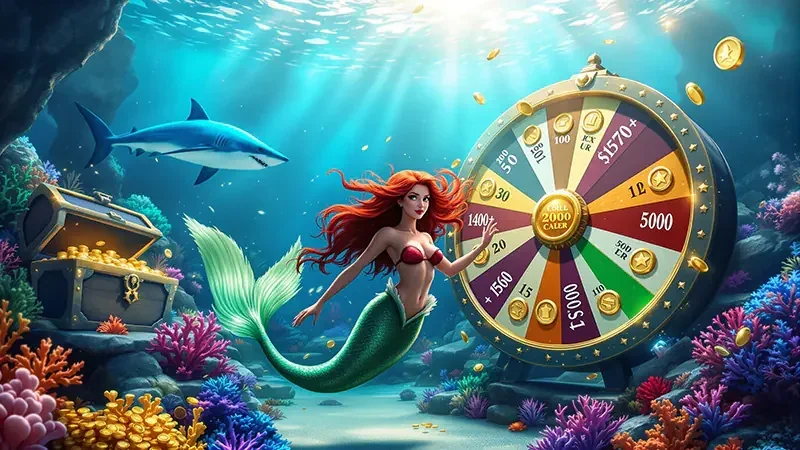 Ilustrasi aksi permainan tembak ikan di lobi AGENJITU